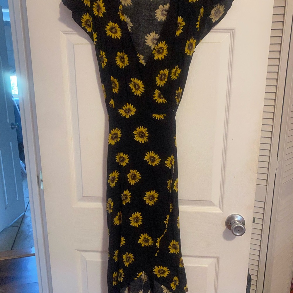 Sunflower wrap Dress